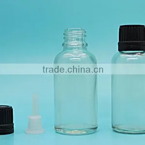 30ml 1oz Clear Glass European Dropper Bottle for Essential Oil or Olive Oil thumbnail-2