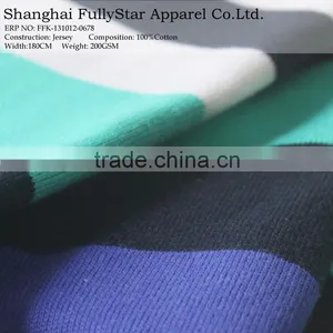 Stripe Cotton T-shirt Fabric thumbnail-1