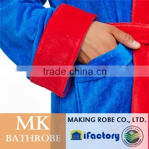 Superman-DC Comics Fluffy Blue Bathrobe thumbnail-4