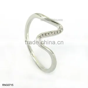 Eternal Love Lock Key Diamond Copper Ring For Women thumbnail-4