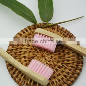 Natural Biodegradable Bamboo Toothbrush, Hand-made, Wooden Toothbrush, Factory Direct Sale thumbnail-1