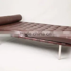 Living Room Furniture Leather Daybed Barcelona Daybed thumbnail-5
