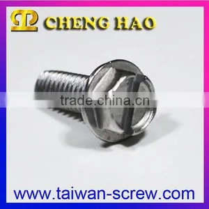 M4 Slot Hex Washer Head Trilobuar Stainless Steel Screws thumbnail-2