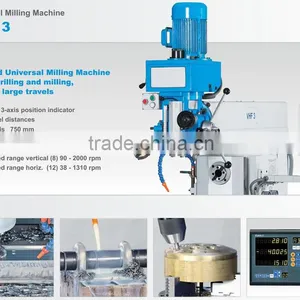 Universal Milling Machine VHF3 With More Travels and Infinitely Variable Speed thumbnail-2