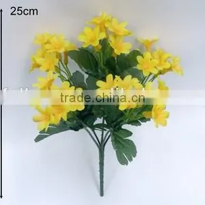 Artificial Decorative Mini Flower Bouquet H25cm White Forget Me Not Flower thumbnail-2