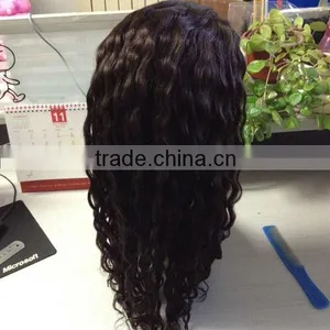 Brazilian Hair Full Lace Wig Deep Curl Silk Top Full Lace Wig Human Wig thumbnail-4