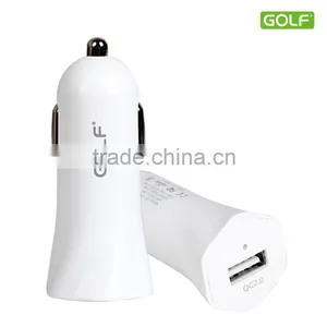 GOLF Good Quolity Qc2.0 Car Charger Hot New Products for 2015 12v qc 2.0 Car Battery Charger for Mobile Phone thumbnail-3