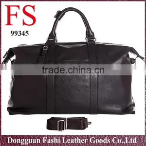 Vintage Travel Bags Men Luggage Travelling World Genuine Leather Bag thumbnail-1