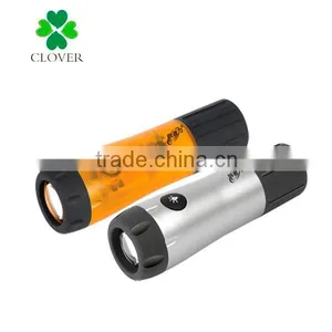 2015 Bright Plastic Led Flashlight 1 LED Rechargeable Torch Light thumbnail-2