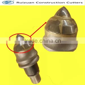 Round Shank Bit for Spiral Rock Drilling thumbnail-1