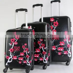Printed Shinny Film ABS+PC Zipper Luggage thumbnail-2
