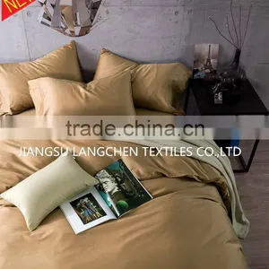 Soft Hand Feeling Cotton Solid Color Bedding Set thumbnail-1