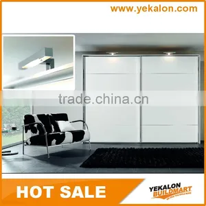 Overlay Sliding Door Wardrobe Tempered Painted Glass Door Wardrobe thumbnail-1