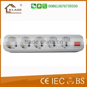 European 4way Extension Socket With Switch thumbnail-1