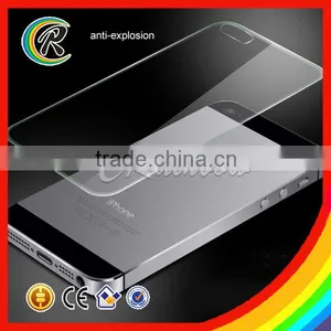 Anti-shock 0.33mm for Iphone 5 5S 5C Back Glass Tempered Screen Guard thumbnail-5