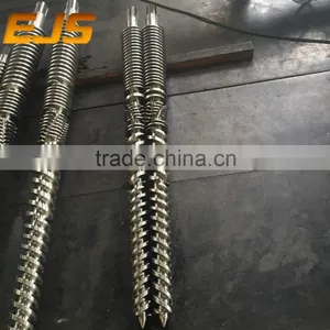 Jwell 65/132 Conical Twin Screw Barrel for Extrusion thumbnail-2