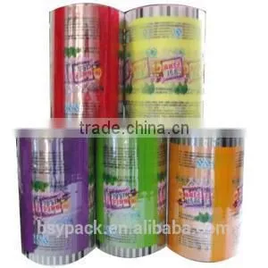 Coffee Packaging Film Roll / Laminated Roll Film for Food / Aluminium Laminated Plastic Film Stock thumbnail-1