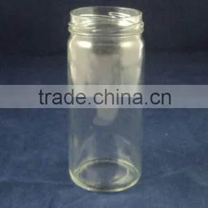 Round, Straight Sided Glass Jar 230ml thumbnail-1