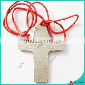 Zinc Alloy Metal Anti-silver Vintage Cross Necklace thumbnail-4