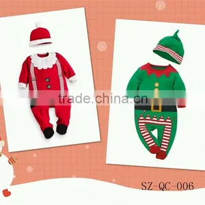 2015 Trade Assurance Santa Claus Style Baby Christmas Costume With Hat thumbnail-5