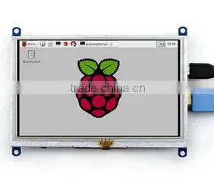 Raspberry Pi 2 LCD Display 5inch 800*480 TFT Resistive Touch Screen HDMI Interface for All Rev of Rapsberry pi 3 A/A+/B/B+/2 B thumbnail-1