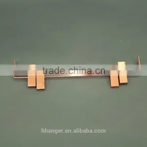 Rose Golden Copper Like Metal Clips Fitting for Wooden / Plastic Hangers thumbnail-5