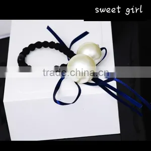 Square Crystal Ponytail Holder Rhinestone Elastic Hair Rope F69 thumbnail-5