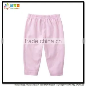 BKD Plain Cotton Pink Baby Thermal Pants thumbnail-1