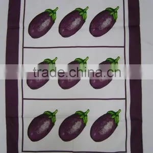Silk Screen Printing Cotton Twill Material Fabric Tea Towel thumbnail-3