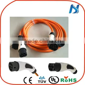 16A 5m TUV Certified Cable EV Type 2 Female to Male Connector thumbnail-1