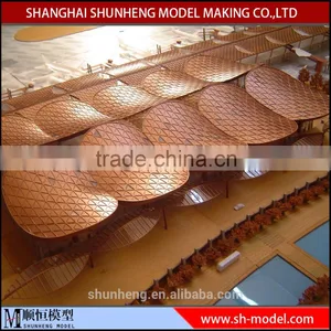 Maquette Model Wooden Airport Architectural Scale Model Making thumbnail-1