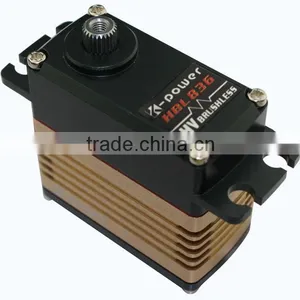 K-power Brushless HBL836 72g/24.5kg/0.13s/7.4V High Torque Motor Mental Gear Servo thumbnail-1