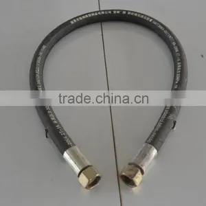 Wire Braid Hydraulic Hose With Fittings thumbnail-2