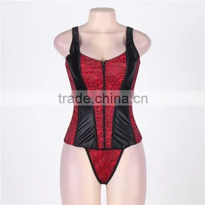 Vintage Style Beautiful Patterns Big Women Sexy Lingeries Corset thumbnail-1
