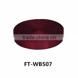 2014 New Colorful Nylon Cotton pp Webbing Rolls-wide10-80mm FT-WB507 thumbnail-1