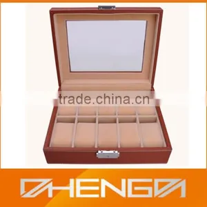 Custom Good Quality PU Leather Watch Storage Box thumbnail-1