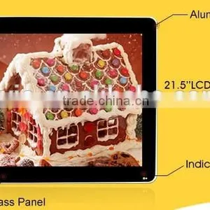 19 Inch LED Digital Signage Touch Screen Interactive Advertising Display With Android OS Bluetooth 4.0 Kiosk Tablet for Elevator thumbnail-4