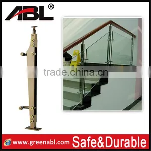 Aisi Frameless Glass Balustrade Staircases Openning Well Frameless Glass Handrails thumbnail-1