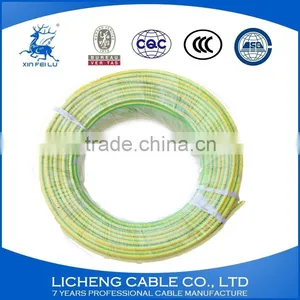 Green-yellow Earthing Wire PVC Insulated Copper Conductor Electric Cable 35mm2 thumbnail-6
