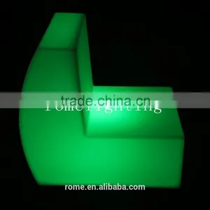 Hot Sell Led Lighting Sofa Led Rechargeable Multi Color Waterproof Modern Hard Plastic Sofa thumbnail-4