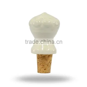 Ceramic White Bird Bottle Wine Stopper thumbnail-3