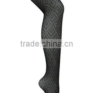 Ladies' Vortex Pattern Fishnet Tights thumbnail-1