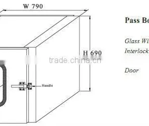 China Factory Price Cleanroom Pass Box, Cleanroom Pass Through Box thumbnail-5
