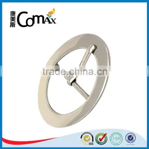 High Quality Fashion Oval Tri-Glide Nickel Metal Pin Buckle thumbnail-5