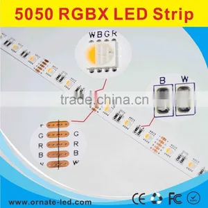 RGBW Led Strip Waterproof 5M 300led 5050 Led Strip Light DC12V Flexible Led Flex Light thumbnail-2