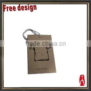 China 250g Kraft Paper Garment Paper Hang Tags With String thumbnail-1