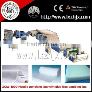 Hot Sale Non Woven Without Glue Felt Production Line WJM Series thumbnail-2