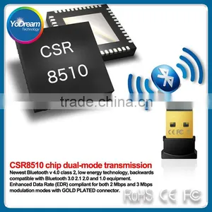 Dual Mode Wireless Dongle Free Driver Vention MINI CSR 4.0 Bluetooth USB Dongle Adapter For PC Laptop thumbnail-4