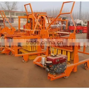 China Product QM4-45 Diesel Movable Cement Solid Brick Laying Equipment Price List for Sale in Tanzania Block Machine thumbnail-5