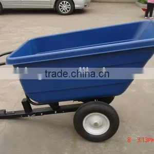 220L Big Plastic Tray Dump Garden Leaf Cart thumbnail-5